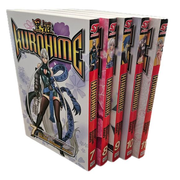 Kurohime Manga Shonen Jump Advanced Lot Of 5 Vol. 7-11 (1st) Printing In English - Picture 1 of 14